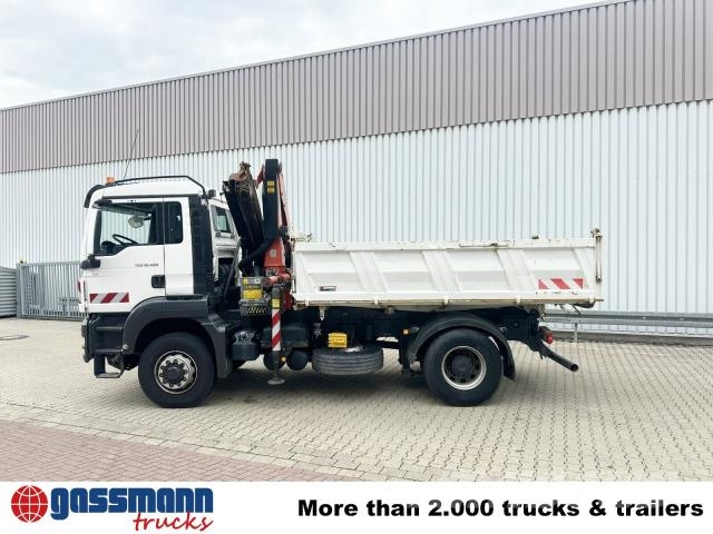 MAN TGS 18.480 4x4H BL, HydroDrive, Kran Palfinger PK 덤프 트럭