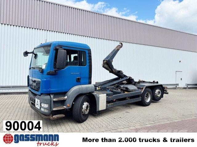MAN TGS 26.400 6x2-4 BL, Lenk-/Liftachse, Schub-Knick Camiones elevadores de gancho