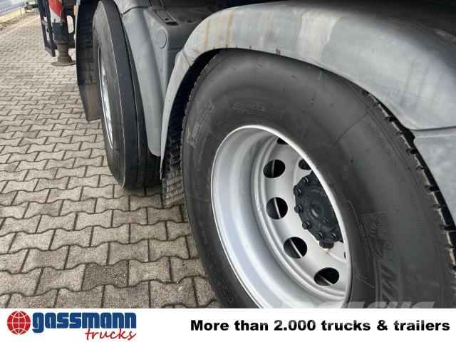 MAN TGS 26.400 6x2-4 LL, Heckkran Palfinger PK20001-K شاحنات مسطحة/مفصلية الجوانب