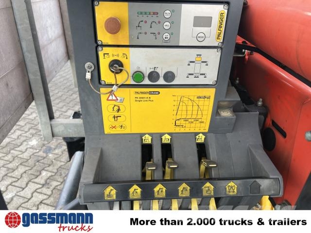 MAN TGS 26.400 6x2-4 LL, Heckkran Palfinger PK20001-K شاحنات مسطحة/مفصلية الجوانب