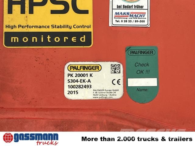 MAN TGS 26.400 6x2-4 LL, Heckkran Palfinger PK20001-K شاحنات مسطحة/مفصلية الجوانب