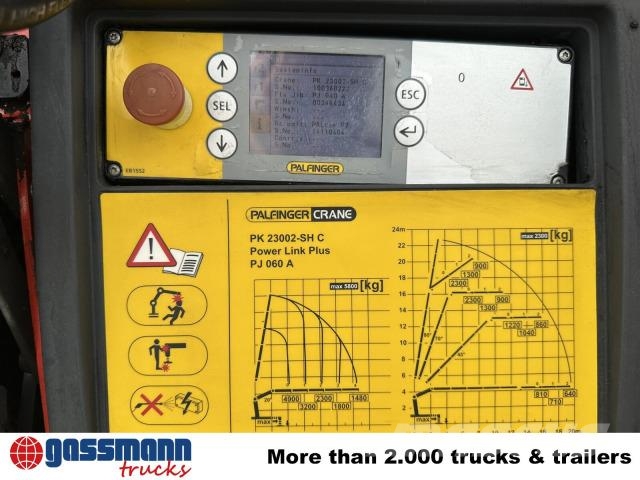 MAN TGS 26.400 6x2-4 LL, Heckkran Palfinger PK23002-C Φορτηγά Kαρότσα με ανοιγόμενα πλαϊνά