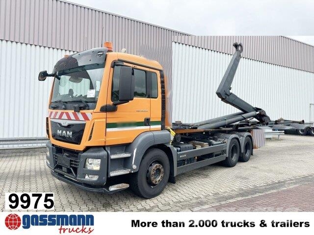 MAN TGS 26.400 6X4 BL 훅 리프트 트럭