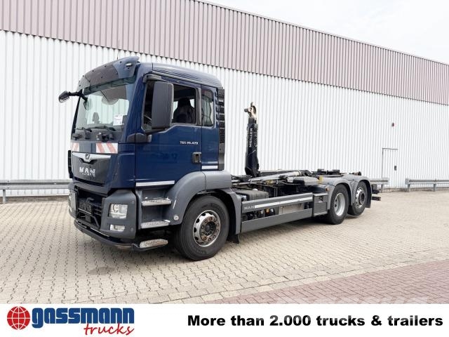 MAN TGS 26.420 6x2-4 BL, Lenk-/Liftachse, شاحنات الرافعات الخطافية