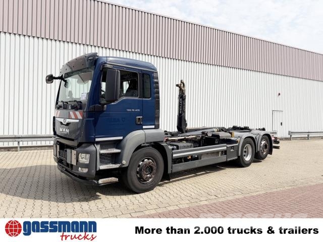 MAN TGS 26.420 6x2-4 BL, Lenk-/Liftachse, شاحنات الرافعات الخطافية