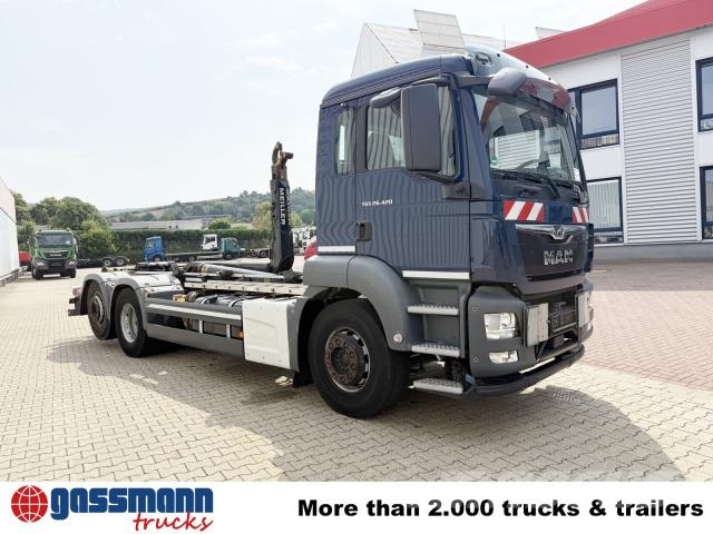 MAN TGS 26.420 6x2-4 BL, Lenk-/Liftachse, شاحنات الرافعات الخطافية