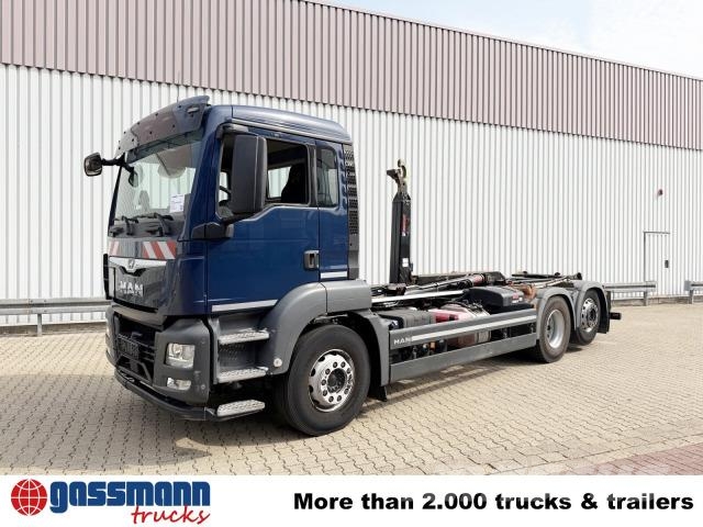 MAN TGS 26.420 6x2-4 BL, Lenk-/Liftachse, Hiab Ultima شاحنات الرافعات الخطافية