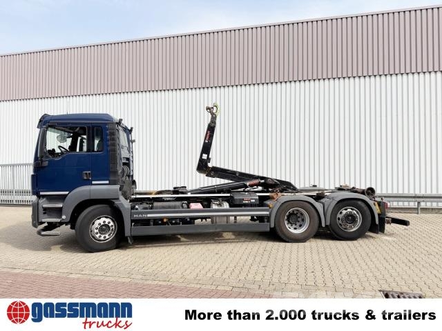 MAN TGS 26.420 6x2-4 BL, Lenk-/Liftachse, Hiab Ultima شاحنات الرافعات الخطافية
