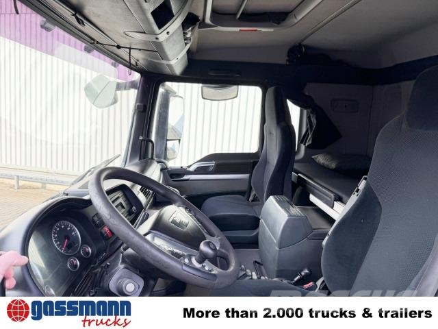MAN TGS 26.440 6x4 BB, Meiller Schub-Knick 훅 리프트 트럭