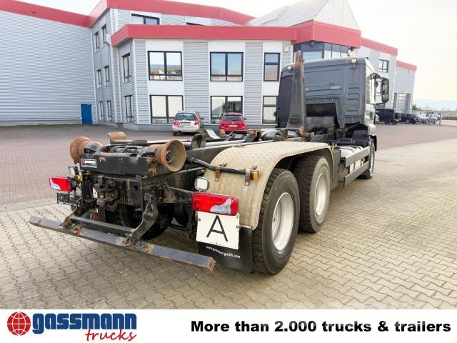 MAN TGS 26.440 6x4 BB, Meiller Schub-Knick 훅 리프트 트럭