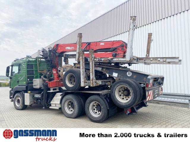MAN TGS 26.480 6x4 BB, Intarder, Kran Epsilon S270L88, 목재 트럭