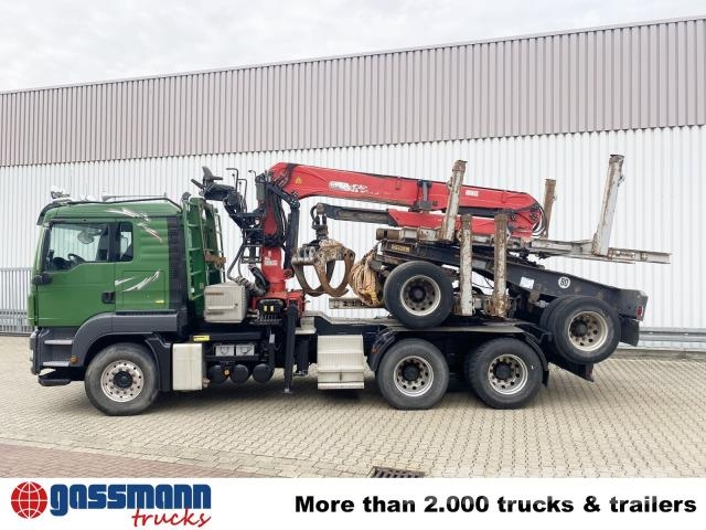 MAN TGS 26.480 6x4 BB, Intarder, Kran Epsilon S270L88, 목재 트럭