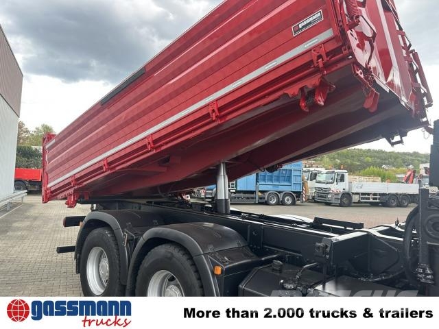 MAN TGS 26.480 6x4 BB, Kran Hiab 244 E-5 Hiduo, Funk, Самосвал