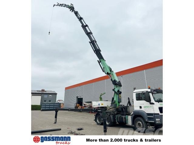 MAN TGS 26.480 6x4 BB, Palfinger Kran PK 92002- SH G 플랫베드/드롭사이드 트럭
