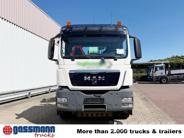 MAN TGS 26.480 6x4 BB, Palfinger Kran PK 92002- SH G 플랫베드/드롭사이드 트럭