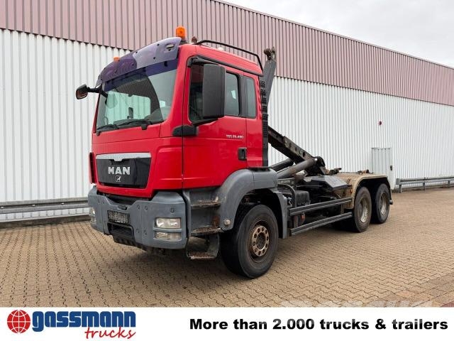MAN TGS 26.480 6X4 BB, Retarder, Meiller Abrollkipper