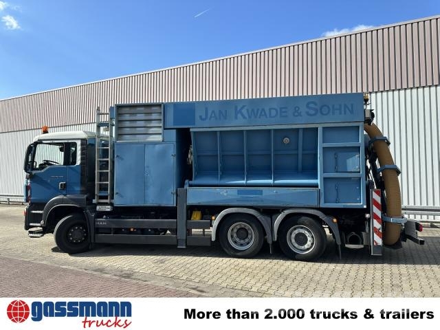 MAN TGS 26.480 6x4H-4 BL, HydroDrive, Lenk-/Lift, Вакуумные уборочные машины