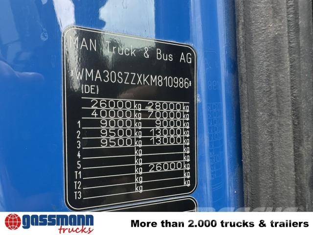 MAN TGS 26.500 6X4 BLS, Retarder, Hydraulik Седельные тягачи