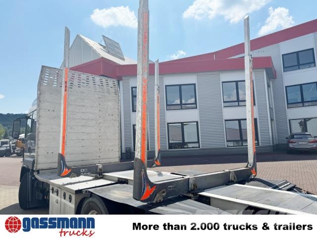 MAN TGS 26.500 6X4H-4 BL, PriTarder, HydroDrive, 목재 트럭