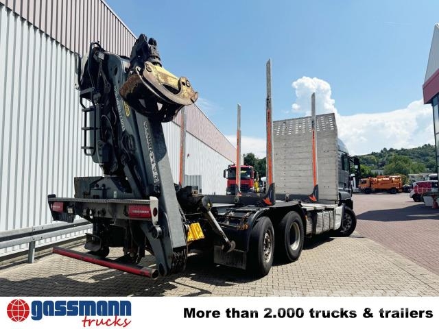 MAN TGS 26.500 6X4H-4 BL, PriTarder, HydroDrive, 목재 트럭