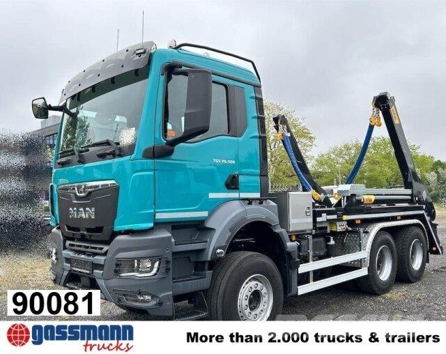 MAN TGS 26.520 6x4 BL, Hyva Tele-Absetzanlage TS 2018 Vaihtolava-autot