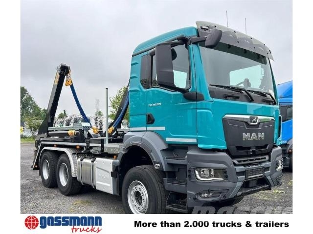 MAN TGS 26.520 6x4 BL, Hyva Tele-Absetzanlage TS 2018 Vaihtolava-autot