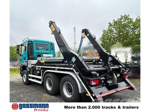 MAN TGS 26.520 6x4 BL, Hyva Tele-Absetzanlage TS 2018 Vaihtolava-autot