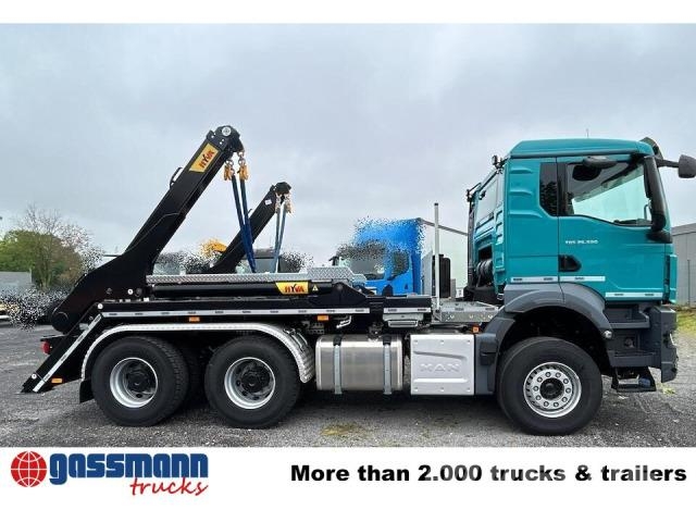 MAN TGS 26.520 6x4 BL, Hyva Tele-Absetzanlage TS 2018 Vaihtolava-autot