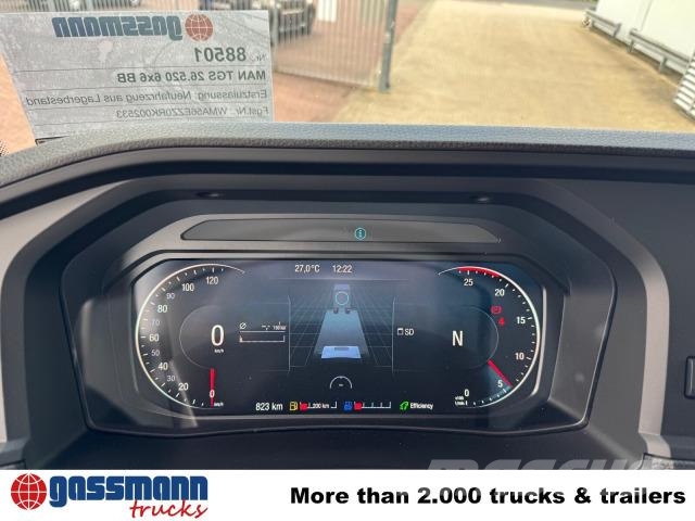 MAN TGS 26.520 6x6 BB, PriTarder, Navi, Optiview, Chassis Cab trucks