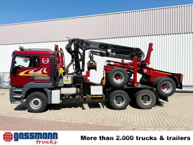 MAN TGS 26.540 6X4 BL, Intarder, Kran Epsilon S260L82, 목재 트럭