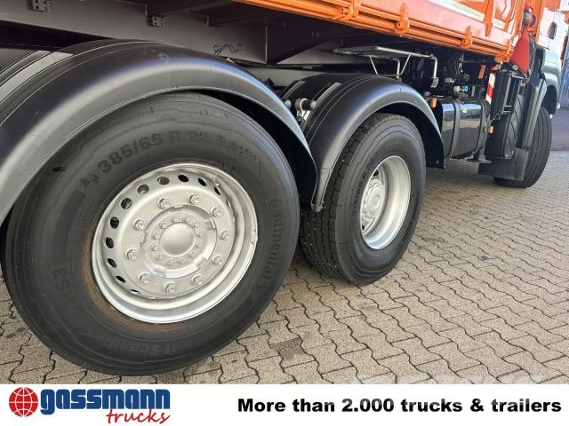 MAN TGS 28.400 6X4-4 BL, Kran Palfinger PK12001-EH, Самосвал