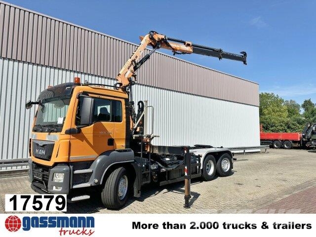 MAN TGS 28.440 6x2-4 BL, Kran Atlas 126.3E-A2L, Funk, Krokbil