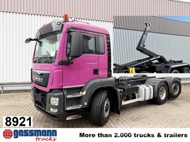 MAN TGS 28.440 6X4H-4 BL, HydroDrive, Lenk-/Liftachse, 훅 리프트 트럭