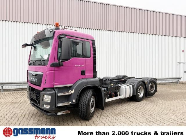 MAN TGS 28.440 6X4H-4 BL, HydroDrive, Lenk-/Liftachse, 훅 리프트 트럭