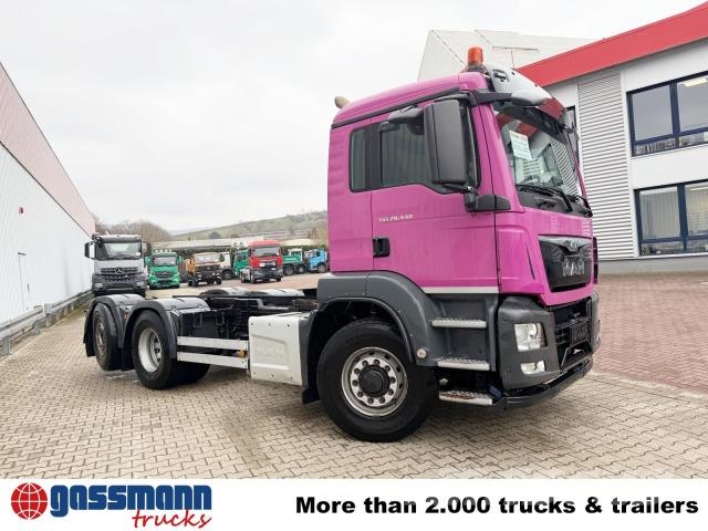 MAN TGS 28.440 6X4H-4 BL, HydroDrive, Lenk-/Liftachse, 훅 리프트 트럭