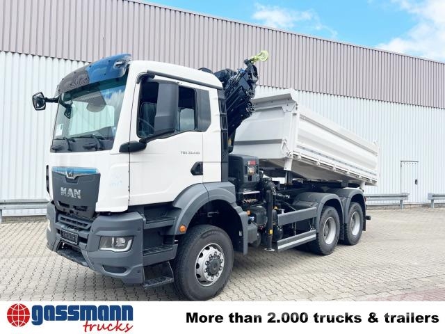 MAN TGS 33.430 6x6 BB CH mit Kran Hiab X-HiDuo 228 Самосвал