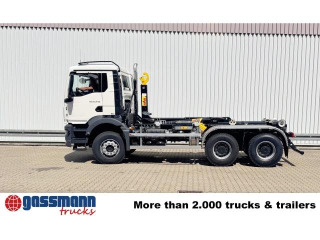 MAN TGS 33.440 6x4 BB 훅 리프트 트럭