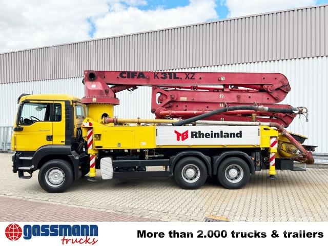 MAN TGS 33.440 6X4 BB, Betonpumpe CIFA K31L XZ, 31m Camiones hormigonera