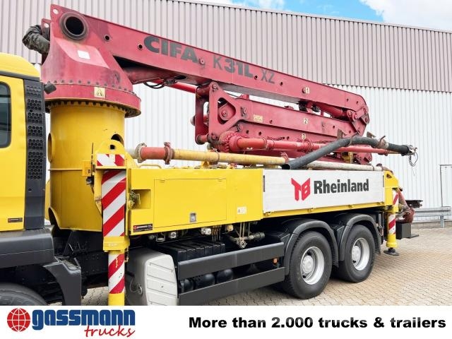 MAN TGS 33.440 6X4 BB, Betonpumpe CIFA K31L XZ, 31m Camiones hormigonera