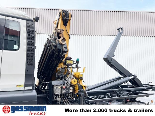 MAN TGS 33.440 6X4 BL mit Kran Effer 165-3S, Funk 훅 리프트 트럭