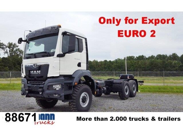 MAN TGS 33.440 6x6 BB CH, Euro2, Einzelbereifung Chassis Cab trucks
