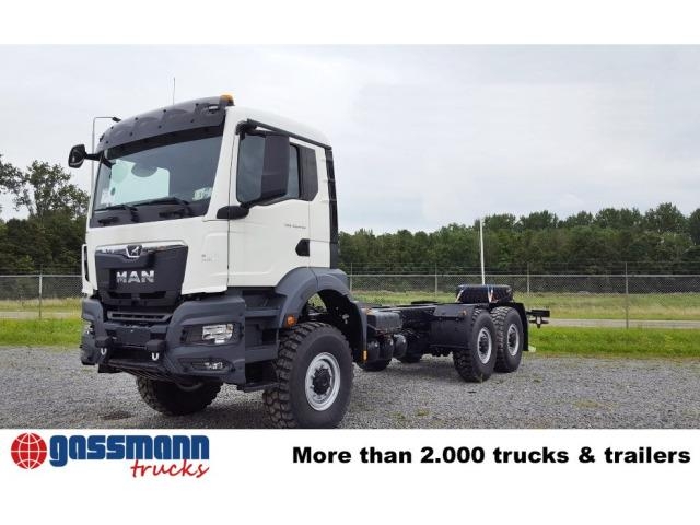 MAN TGS 33.440 6x6 BB CH, Euro2, Einzelbereifung Chassis Cab trucks