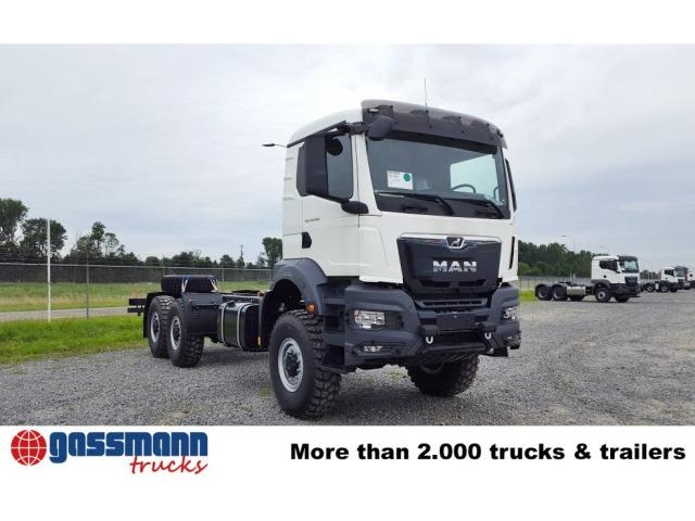 MAN TGS 33.440 6x6 BB CH, Euro2, Einzelbereifung Chassis Cab trucks