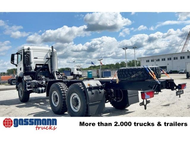 MAN TGS 33.440 6x6 BB CH, Euro2, Einzelbereifung Chassis Cab trucks