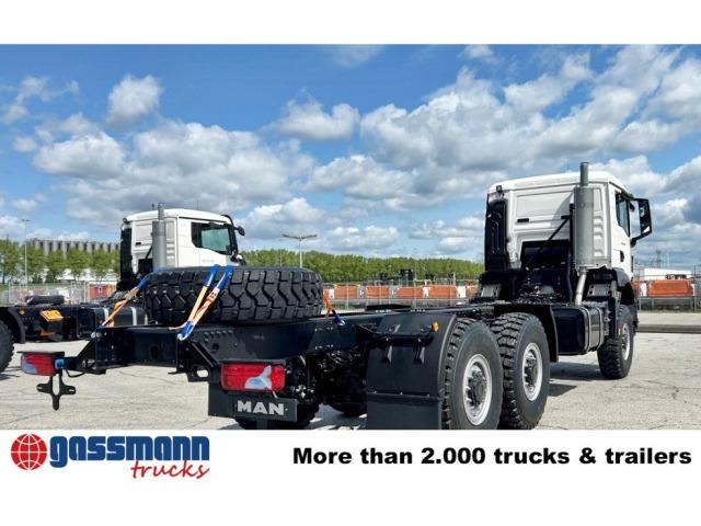 MAN TGS 33.440 6x6 BB CH, Euro2, Einzelbereifung Chassis Cab trucks