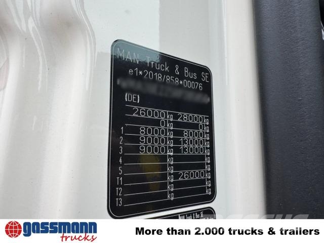 MAN TGS 33.440 BB 6x4, Stahlmulde 11m³ 其他貨車