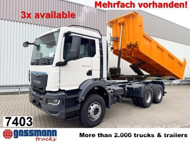 MAN TGS 33.440 BB 6x4, Stahlmulde 11m³ 其他貨車