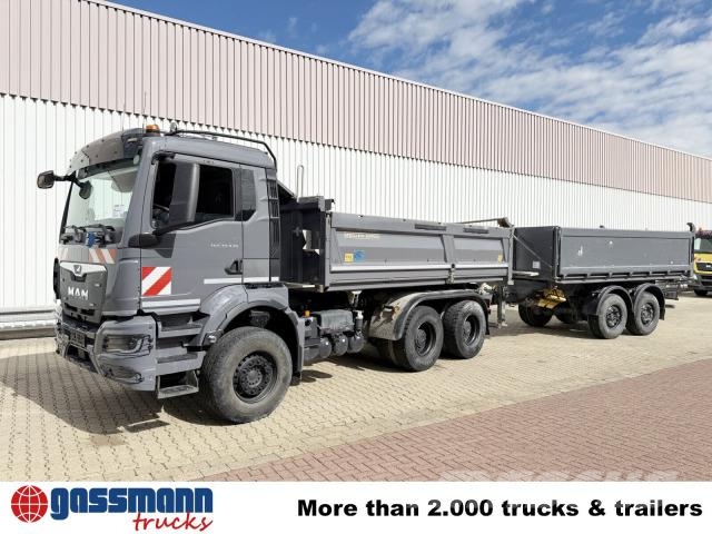 MAN TGS 33.470 6x4 BL, Navi, Motorabtrieb, Bordmatik Sora- ja kippiautot