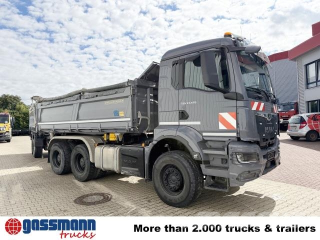 MAN TGS 33.470 6x4 BL, Navi, Motorabtrieb, Bordmatik Sora- ja kippiautot