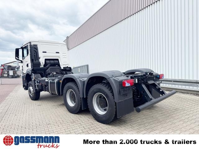 MAN TGS 33.480 6x6 BB CH, Hohe Bauart, Nebenantrieb 훅 리프트 트럭